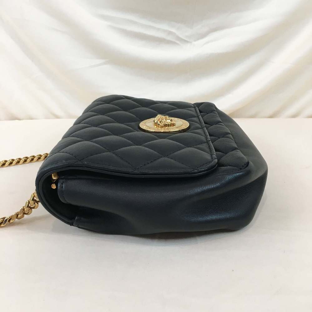 VERSACE JEANS COUTURE Versace Black Gold Crossbody Bag Sku# 69972 - Picture 3 of 11